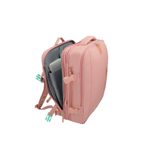 Mochila de Viaje Cabina 40Lt Xtrem Discovery Rosada