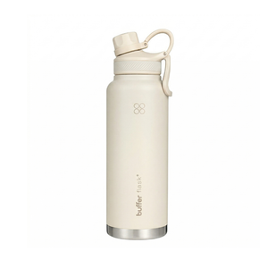 Combo 1 Mochila Viaje XL 40L Llaima Azul Piedra + 1 Botella Agua Térmica Buffer Paine 1,2Lt