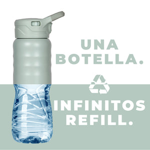 Combo Cuaderno Book Puffa 5MM + Mouse UGREEN Verde + Botella Buffer 700ml