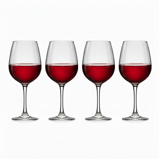 Combo 12 Copas de Vino 585ml. 3 Set 4X Copa Vino Hausmann
