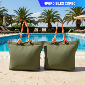 Combo 2 Bolsos Cooler Impermeable 16.5Lt Verde Oliva