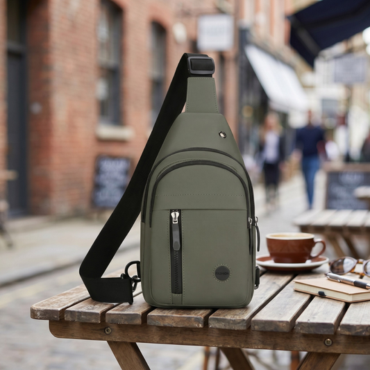Bandolera Olive Green