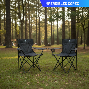 Combo 2 Sillas de Camping Outdoor Plegable Llaima Negra