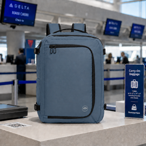 Mochila de Viaje Viral Llaima Expandible 32L Azul Piedra Dakota