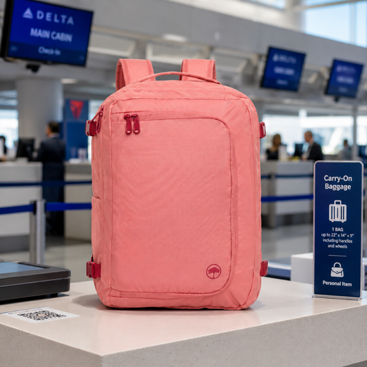 Mochila de Viaje Viral Llaima Expandible 32L Dakota Rosado