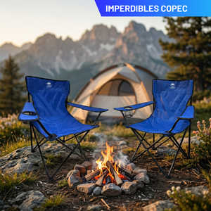 Combo 2 Sillas de Camping Outdoor Plegable Llaima Azul