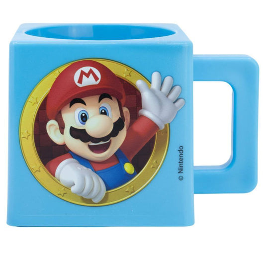 Tazón Plástico Cuadrado Super Mario 290 Ml Nintendo
