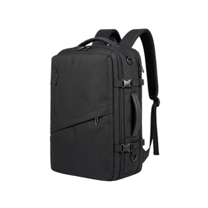 Combo Mochila Viaje Viral Navigator 36L Negra Resistente al agua + Paraguas Retráctil Negro
