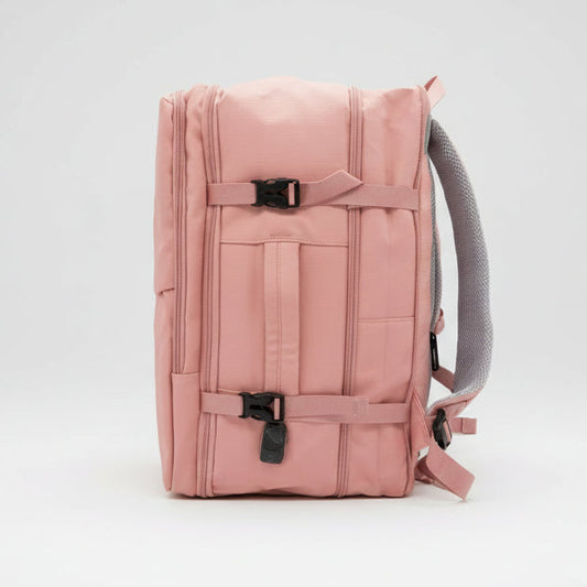 ✈️Combo 2 Mochilas Viaje Viral XL. Premium 36L: 2 Rosadas 💧Resistente al Agua Navigator.