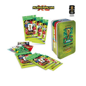 Tin Adrenalyn XL FIFA 2026 8 Sobres + Coin Card Verde