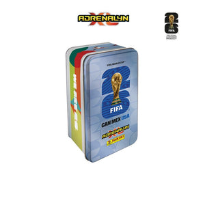 MUNDIAL FUTBOL 2026 - Album TB + 3 Sobres + Lata Coleccionable Adrenalyn FIFA 2026