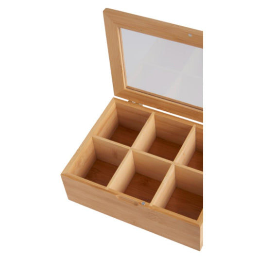 Caja De Organización Para Té De Bambú Day