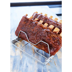 Soporte Plegable Para Asar Costillas De Acero Dangrill