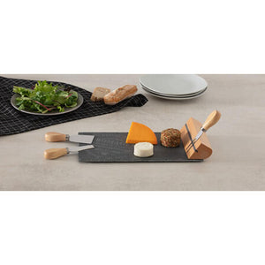 Set Para Cortar Quesos Con Pizarra 4 Piezas Secret De Gourmet