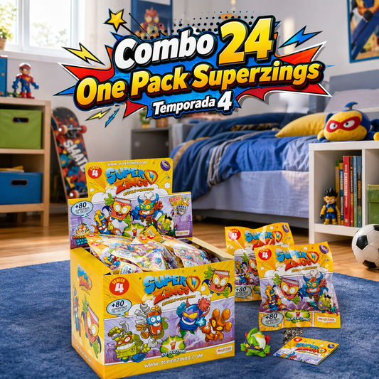 Combo 24 One Pack Superzings Temporada 4