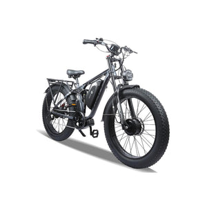 Combo Ebike X26 Fat Dual Motor 2000W Phantom + Casco Pro Black