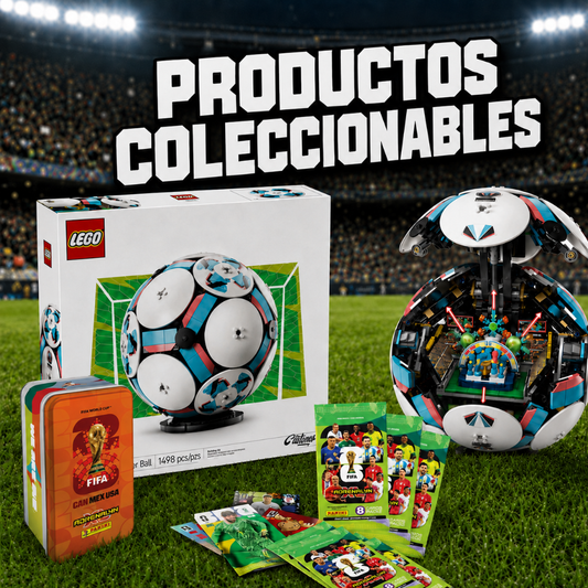 Combo LEGO Balón de Fútbol + Tin Adrenalyn XL FIFA 2026 Naranja