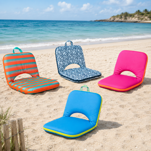 Combo 4 Sillas Reclinables Repelentes al Agua para Playa y Parque