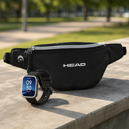Combo Smartwatch HiFuture Zone3 Negro + Banano Head Funcky Negro