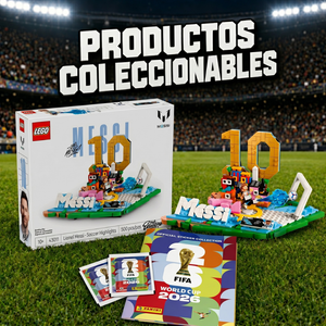 MUNDIAL FUTBOL 2026 - Album Tapa Blanda + 3 Sobres + LEGO Messi Fenomenos