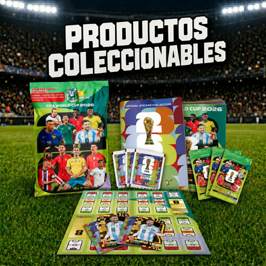 MUNDIAL FUTBOL 2026 - Album Tapa Blanda + 3 Sobres + Carpeta Coleccionable Adrenalyn