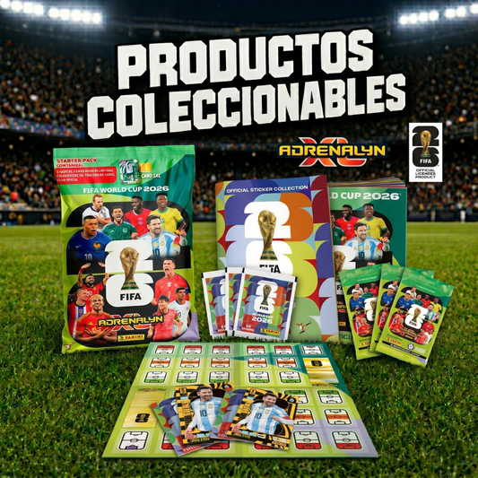 MUNDIAL FUTBOL 2026 - Album Tapa Blanda + 3 Sobres + Carpeta Coleccionable Adrenalyn
