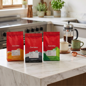 Combo Café molido Juan Valdez Colina, Volcán + Cumbre 250 g c/u