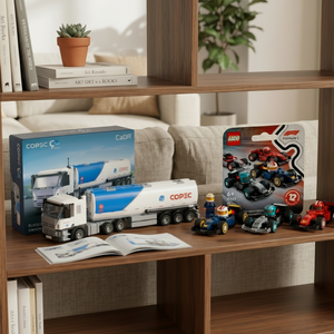 Combo 1 LEGO Autos F1 Coleccionables Sorpresa + 1 Camión Copec 297 Piezas