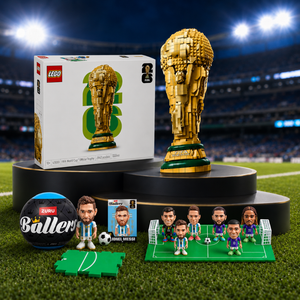 Combo LEGO Trofeo Copa Mundial FIFA + Figura FIFA Ballers Sorpresa