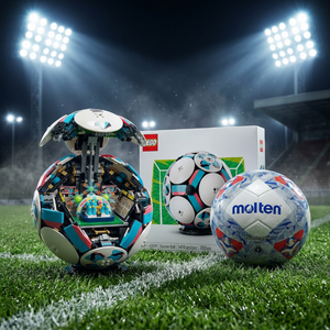 Combo LEGO Balón de Fútbol 1.498 pcs + Balón Molten Vantaggio 1000 Chile Talla 5