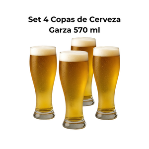 Set 4 Copas de Cerveza Garza 570 ml Friends
