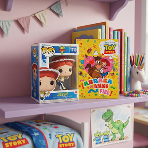 Combo Funko Pop Jessie + Libro Abraza A Tu Amigo Fiel Toy Story 5
