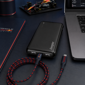Combo Powerbank Energizer 10.000 mAh + Cable Bicolor USB-C ORBR 1,5 m