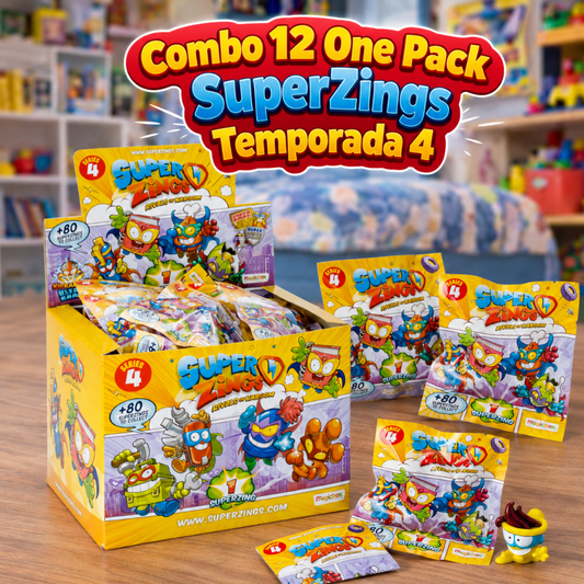 Combo 12 One Pack SuperZings Temporada 4