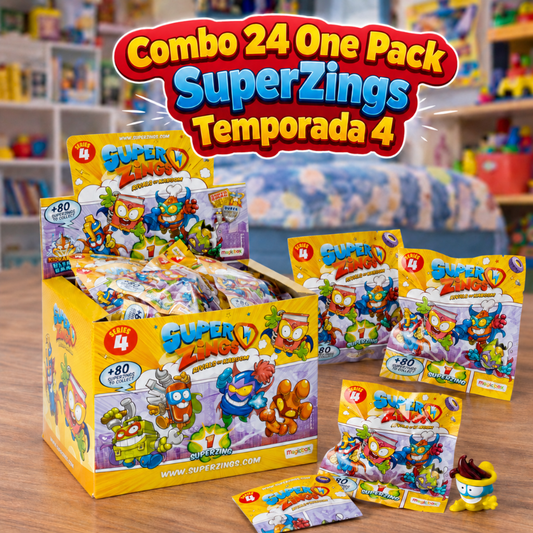Combo 24 One Pack SuperZings Temporada 4