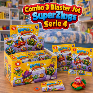 Combo 3 Blaster Jet SuperZings Serie 4