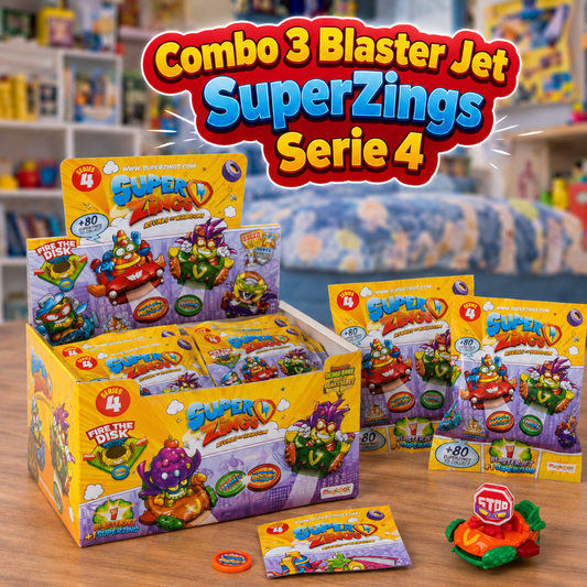 Combo 3 Blaster Jet SuperZings Serie 4
