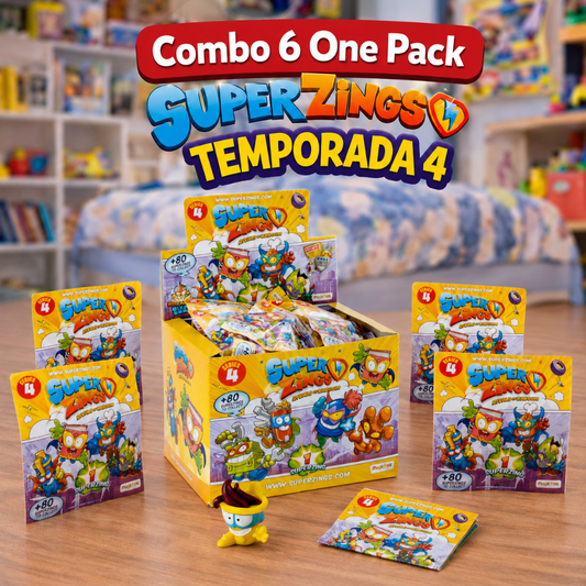 Combo 6 One Pack SuperZings Temporada 4