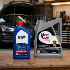 Combo Lubricantes Mobil 5W-30 4L + ATF D/M 1L