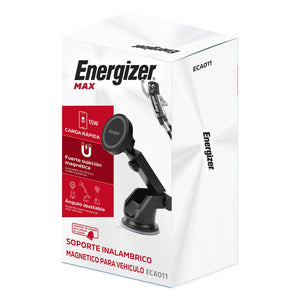 Soporte Magnético de Carga Inalámbrica para Vehículo Energizer 15W