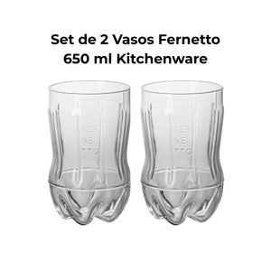 Set de 2 Vasos Fernetto 650 ml Kitchenware
