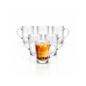 Set de 6 Mugs Thai Tea de Vidrio 218 ml Kitchenware