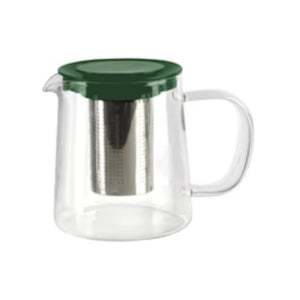 Tetera de Borosilicato con Filtro 850 ml Verde Kitchenware