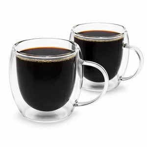 Set de 2 Tazas Cappuccino Doble Pared 180 ml Kitchenware