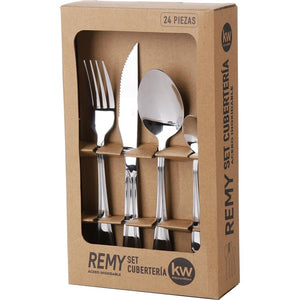 Set de Cubertería 24 Piezas Remy Inox Kitchenware