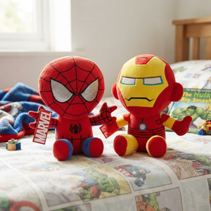 Combo 1 Peluche Spiderman 30 cm + 1 Peluche Iron Man Marvel 30 cm