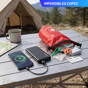 Combo Emergencia 1 Botiquín Impermeable Llaima + 1 Powerbank Energizer 10.000 mAh