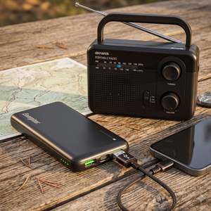 Combo 1 Powerbank Energizer 10.000 mAh + 1 Radio AM/FM Aiwa AWFML4