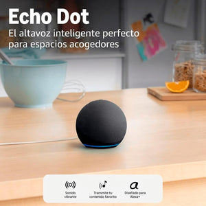 Parlante Inteligente Amazon Echo Dot 5 con Alexa Negro