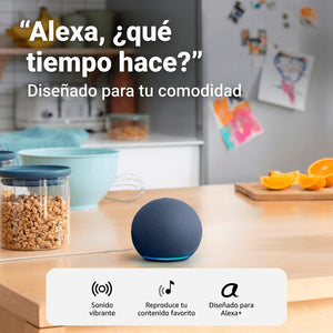 Parlante Inteligente Amazon Echo Dot 5 con Alexa Negro